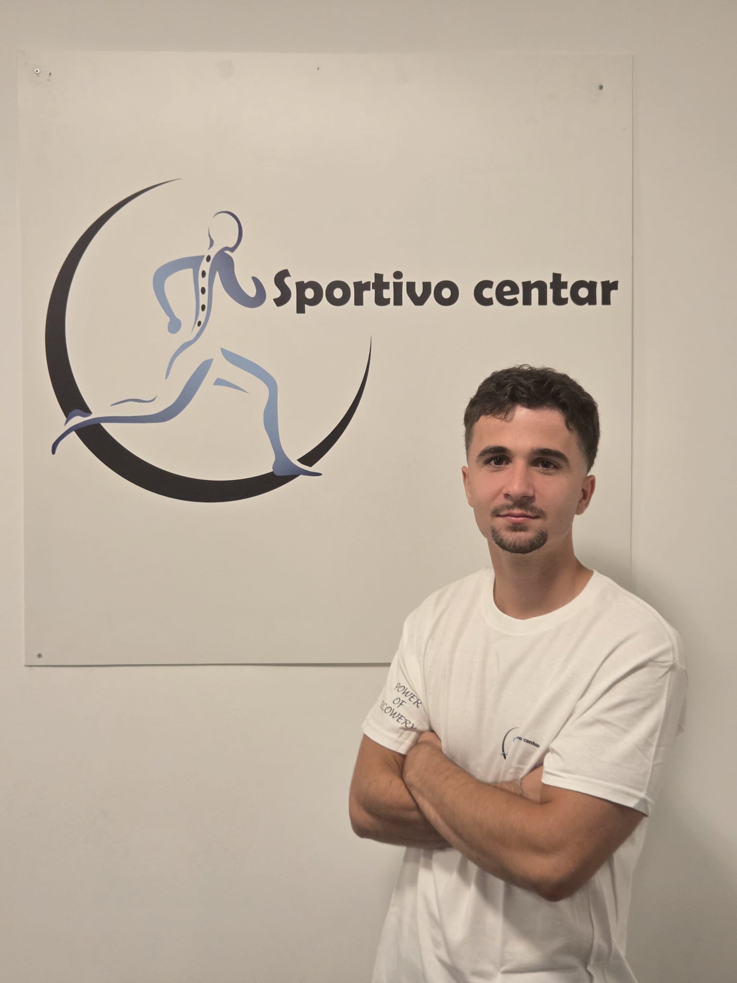 Arian Stojanović, fizioterapeut i član tima Poliklinike Sportivo